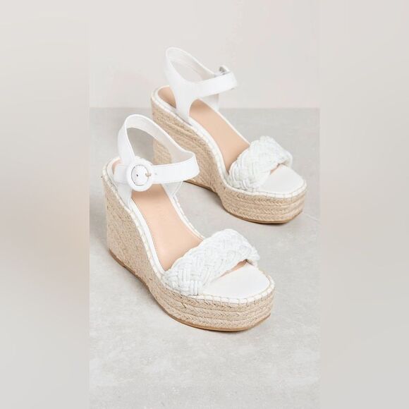 Veronica Beard Shoes - VERONICA BEARD Women’s Reema Espadrille Wedge Sandal Snow Size 11